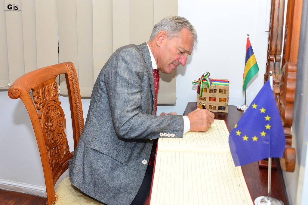 EU Ambassador pays farewell call on VicePresident of the Republic of